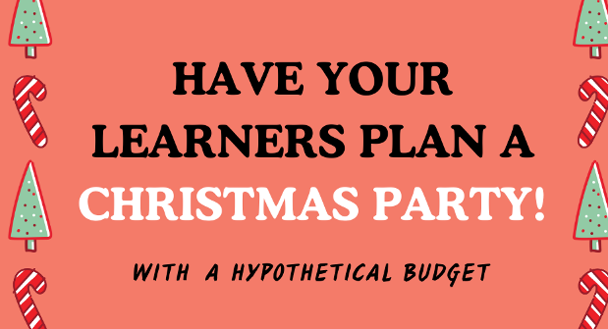 Holiday season budgeting activity