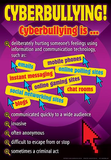 Bullying In A Cyber World Posters Ages 8 15 1856